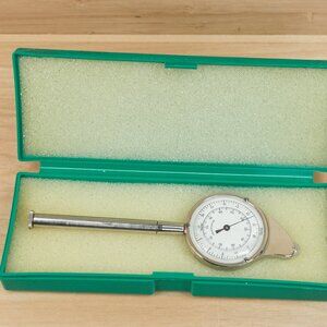 Vintage Keuffel & Esser Dial Indicator / Measuring Scale / Stainless / w/ Box
